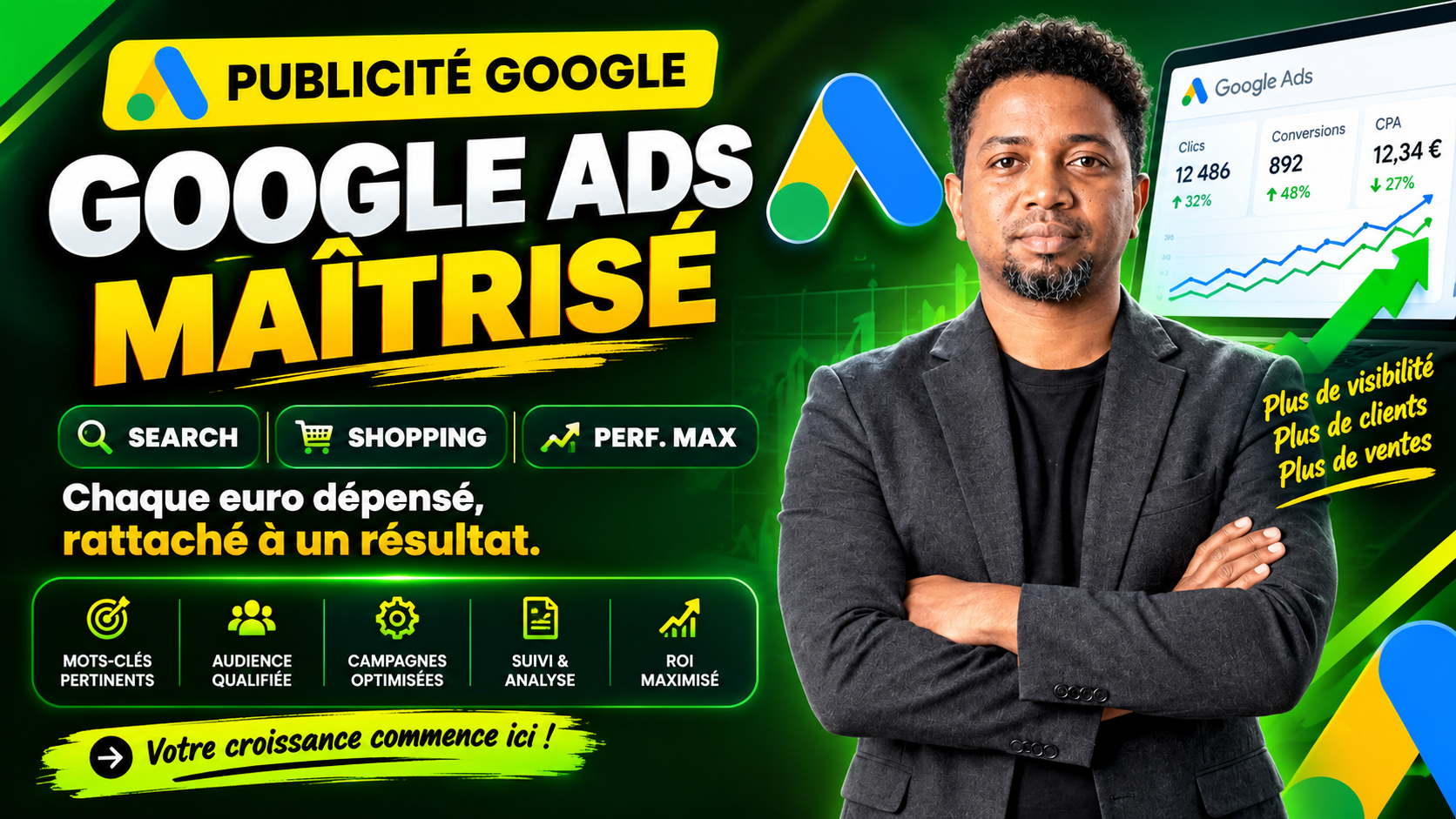 Creation, optimisation et lancement de campagne Google Ads
