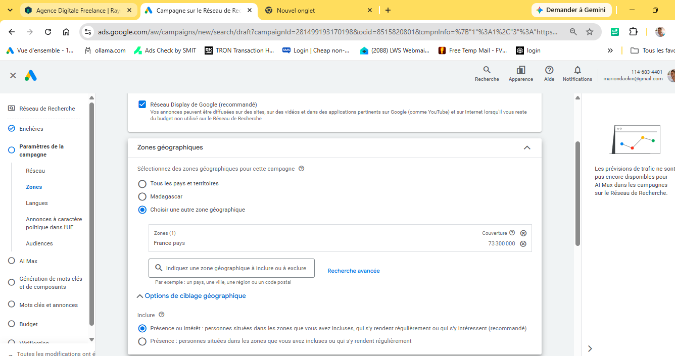 Suivi et pilotage - campagne Google Ads