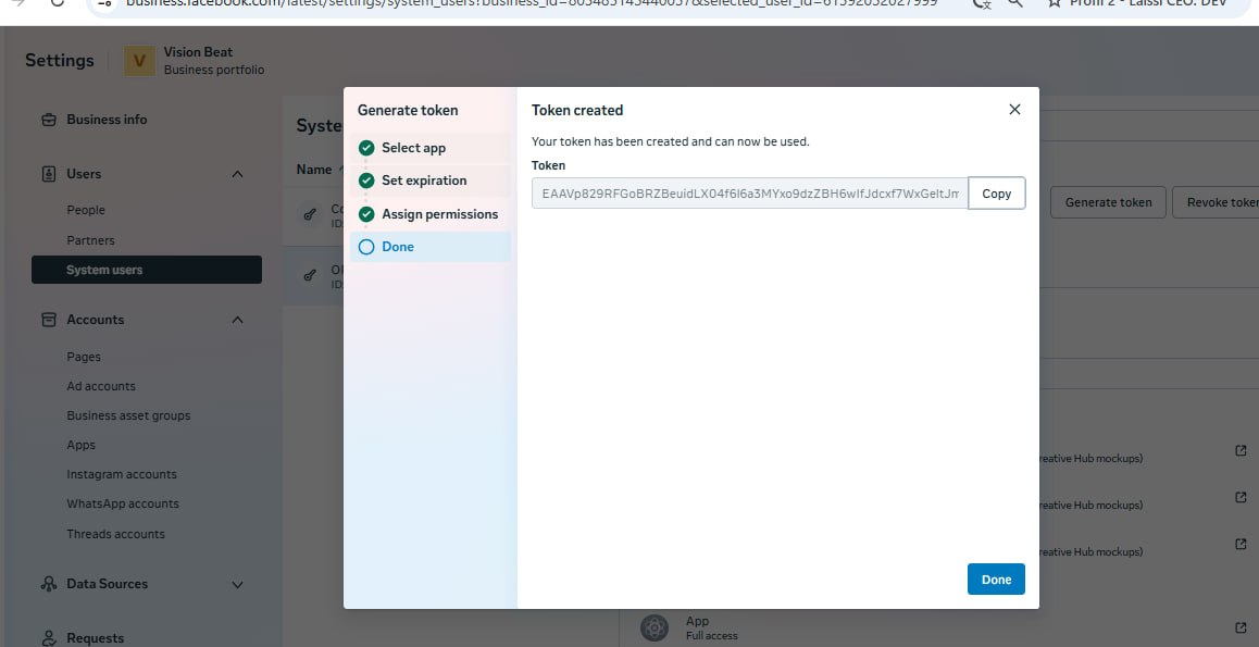 Jetons testés en conditions réelles - System User Meta